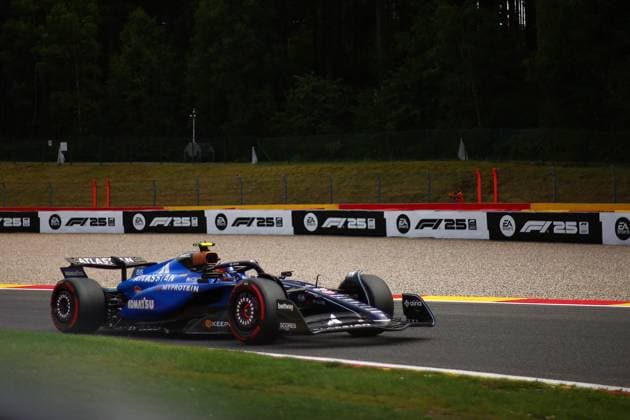 Belgian Grand Prix Carlos Sainz of Williams Racing on track during qualifying for the F1 Grand Prix of Belgium at Spa-Francorchamps on July 26, 2025 in Stavelot, Belgium. Stavelot Spa-Francorchamps Belgium Copyright: xBasilex