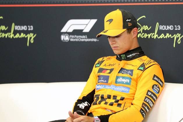 Stavelot, Belgium July 24 27, 2025 FIA Formula 1 World Championship Grand Prix Belgium Circuit de Spa Francorchamps 2025 Qualifying Saturday Pictured Lando Norris GBR takes pole position at Spa Francorchamps Circuit de Spa Francorchamps Copyright: xFotostandx xHorstxBernhardtx