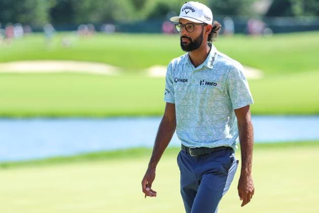 July 26th, 2025: Akshay Bhatia of the United States walks off the 17th during the third round of the 3M Open 2025 at TPC Twin Cities on July 26th, 2025 in Blaine, Minnesota. -CSM Blaine USA - ZUMAc04_ 20250726_zma_c04_182 Copyright: xStevenxGarciax