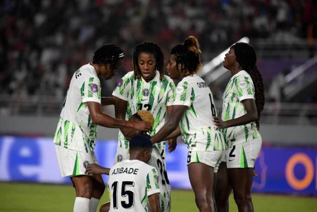 RABAT, MOROCCO - JULY 26: Nigeria during the 2025 Women s Africa Cup of Nations (WAFCON) Finals match between Morocco and Nigeria at Stade Olympique de Rabat on July 26, 2025 in Rabat, Morocco. Photo by Mansa Ayoola Copyright: xx