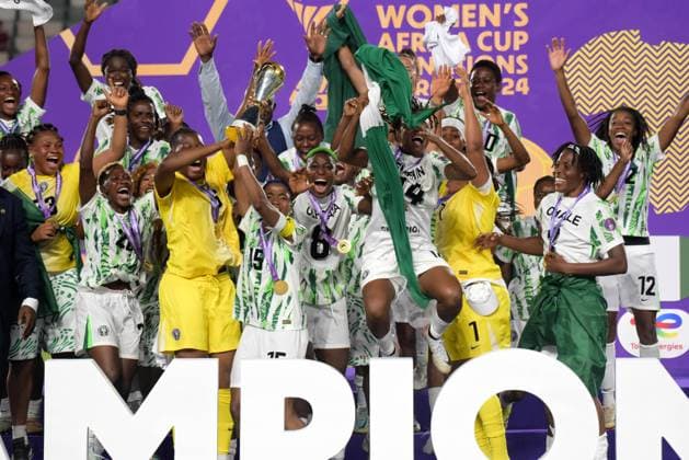 RABAT, MOROCCO - JULY 26: Nigeria during the 2025 Women s Africa Cup of Nations (WAFCON) Finals match between Morocco and Nigeria at Stade Olympique de Rabat on July 26, 2025 in Rabat, Morocco. Photo by Mansa Ayoola Copyright: xx