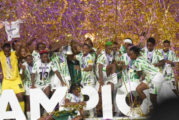 RABAT, MOROCCO - JULY 26: Nigeria during the 2025 Women s Africa Cup of Nations (WAFCON) Finals match between Morocco and Nigeria at Stade Olympique de Rabat on July 26, 2025 in Rabat, Morocco. Photo by Mansa Ayoola Copyright: xx