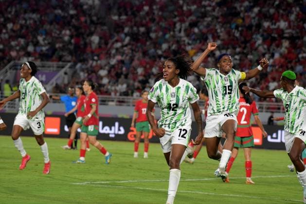 RABAT, MOROCCO - JULY 26: Nigeria during the 2025 Women s Africa Cup of Nations (WAFCON) Finals match between Morocco and Nigeria at Stade Olympique de Rabat on July 26, 2025 in Rabat, Morocco. Photo by Mansa Ayoola Copyright: xx