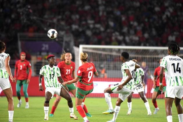 RABAT, MOROCCO - JULY 26: Deborah Ajibola of Nigeria during the 2025 Women s Africa Cup of Nations (WAFCON) Finals match between Morocco and Nigeria at Stade Olympique de Rabat on July 26, 2025 in Rabat, Morocco. Photo by Mansa Ayoola Copyright: xx