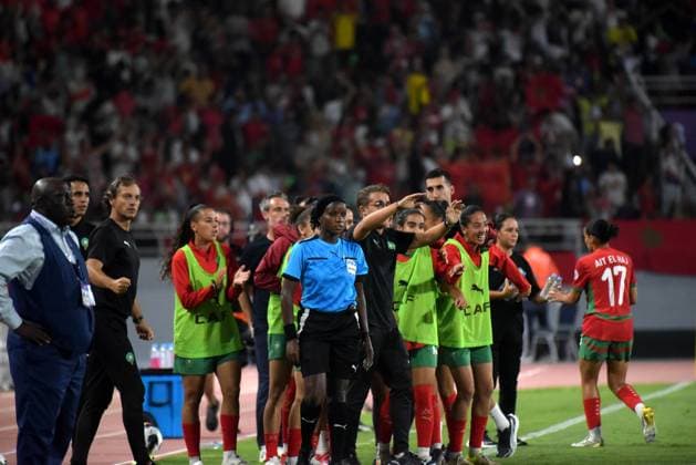 RABAT, MOROCCO - JULY 26: Morocco during the 2025 Women s Africa Cup of Nations (WAFCON) Finals match between Morocco and Nigeria at Stade Olympique de Rabat on July 26, 2025 in Rabat, Morocco. Photo by Mansa Ayoola Copyright: xx