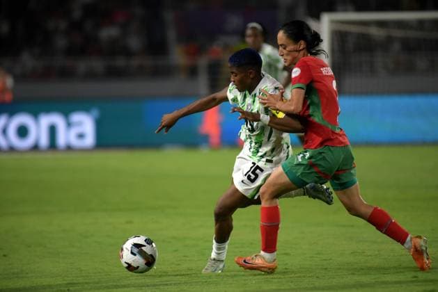 RABAT, MOROCCO - JULY 26: Rasheedat Ajibade of Nigeria during the 2025 Women s Africa Cup of Nations (WAFCON) Finals match between Morocco and Nigeria at Stade Olympique de Rabat on July 26, 2025 in Rabat, Morocco. Photo by Mansa Ayoola Copyright: xx