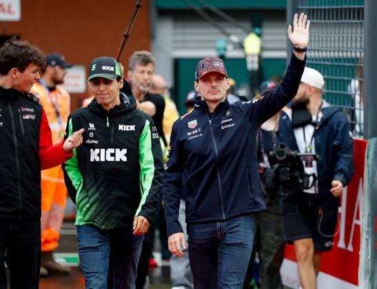 87 Oliver Bearman GBR, MoneyGram Haas F1 Team , 5 Gabriel Bortoleto BRA, Stake F1 Team Kick Sauber , 1 Max Verstappen NLD, Oracle Red Bull Racing , F1 Grand Prix of Belgium at Circuit de Spa Francorchamps on July 27, 2025 in Spa Francorchamps, Belgium Photo by HOCH ZWEI Spa Francorchamps Belgium