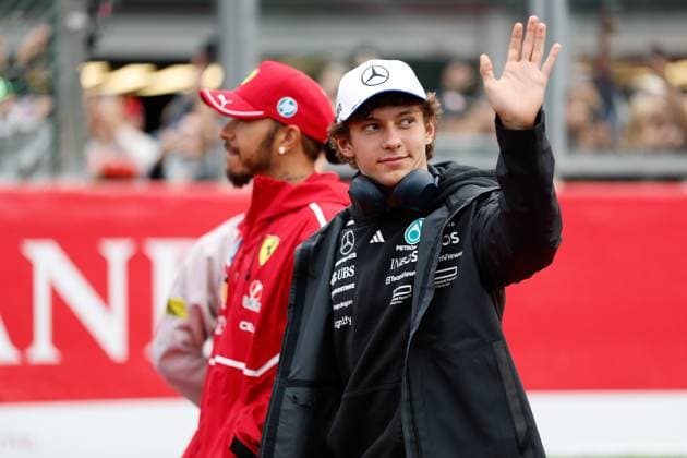 12 Andrea Kimi Antonelli ITA, Mercedes AMG Petronas F1 Team , F1 Grand Prix of Belgium at Circuit de Spa Francorchamps on July 27, 2025 in Spa Francorchamps, Belgium Photo by HOCH ZWEI Spa Francorchamps Belgium