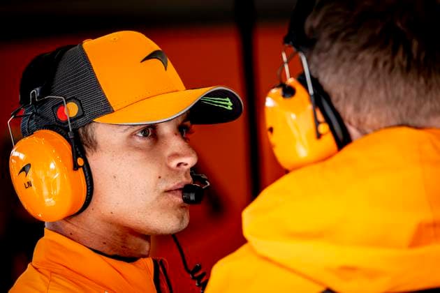Formule 1 driver Lando Norris of McLaren during the Formula 1 Moët Chandon Belgium Grand Prix 2025 at the Circuit Spa Francorchamps season 2025 2026 in SPA, Belgium on 27 july 2025, photo by Marcel van Dorst EYE4images DeFodi Images