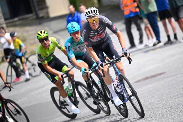 Tour de Wallonie 2025 Stage 2 SAMBREVILLE, BELGIUM - JULY 27 : Kielich Timo of Alpecin - Deceuninck during stage 2 of the 30th edition of Tour de Wallonie an UCI ProSeries 2.Pro cycling road race stage for Men Elite of 153.7 km with start in Huy and finish in Sambreville on July 27, 2025 in Sambreville, Belgium, 27 07 2025 ( Motordriver Pieter Van Herzele - Sambreville Belgium  Copyright: xTomasxSiskx