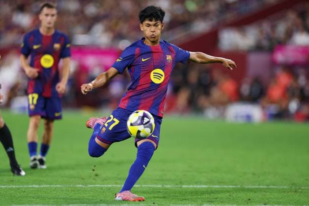 Pedro Fernandez (Barcelona), JULY 27, 2025 - Football Soccer : Friendly match between Vissel Kobe 1-3 FC Barcelona, Barca at Noevir Stadium Kobe in Hyogo, Japan.  aflo_298787478