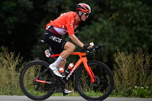 Tour de Wallonie 2025 Stage 2 SAMBREVILLE, BELGIUM - JULY 27 : Swift Ben of INEOS Grenadiers during stage 2 of the 30th edition of Tour de Wallonie an UCI ProSeries 2.Pro cycling road race stage for Men Elite of 153.7 km with start in Huy and finish in Sambreville on July 27, 2025 in Sambreville, Belgium, 27 07 2025 ( Motordriver Pieter Van Herzele - Sambreville Belgium  Copyright: xTomasxSiskx