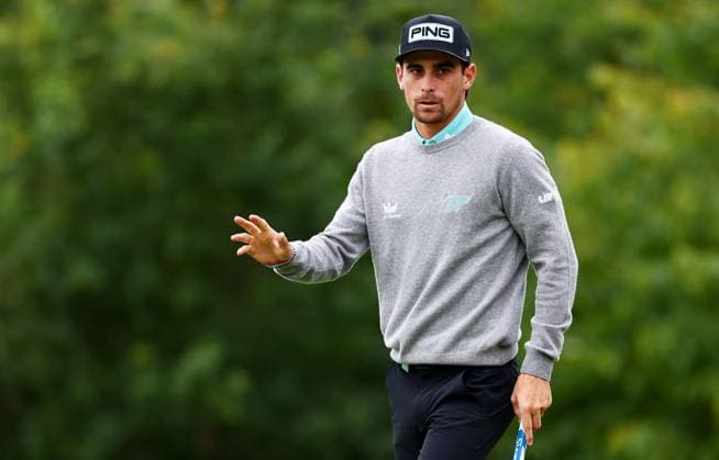 Joaquin Niemann of Chile. LIV Golf UK, Day Three, Golf, JCB Golf & Country Club, Uttoxeter, UK - 27 Jul 2025Uttoxeter JCB Golf & Country Club United Kingdom EDITORIAL USE ONLY No use with unauthorised audio, video, data, fixture lists, club league logos or live services. Online in-match use limited to 120 images, no video emulation. No use in betting, games or single club league player publications. Copyright: xJamesxMarsh Shutterstockx 15410873i