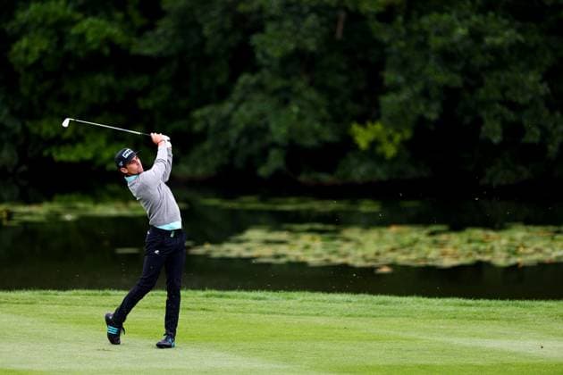Joaquin Niemann of Chile. LIV Golf UK, Day Three, Golf, JCB Golf & Country Club, Uttoxeter, UK - 27 Jul 2025Uttoxeter JCB Golf & Country Club United Kingdom EDITORIAL USE ONLY No use with unauthorised audio, video, data, fixture lists, club league logos or live services. Online in-match use limited to 120 images, no video emulation. No use in betting, games or single club league player publications. Copyright: xJamesxMarsh Shutterstockx 15410873ag