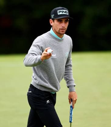 Joaquin Niemann of Chile. LIV Golf UK, Day Three, Golf, JCB Golf & Country Club, Uttoxeter, UK - 27 Jul 2025Uttoxeter JCB Golf & Country Club United Kingdom EDITORIAL USE ONLY No use with unauthorised audio, video, data, fixture lists, club league logos or live services. Online in-match use limited to 120 images, no video emulation. No use in betting, games or single club league player publications. Copyright: xJamesxMarsh Shutterstockx 15410873x