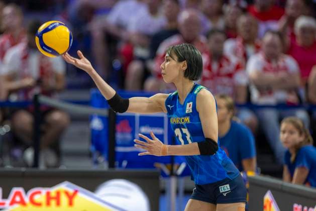 Women s Volleyball Nations League Finals 2025 Yukiko Wada during the Woman™s Volleyball Nations League 2025 third place match between Poland and Japan , at Atlas Arena in Lodz, Poland, on July 27, 2025. Lodz Poland  Copyright: xAndrzejxIwanczukx originalFilename:iwanczuk-womensvo250727_npsTa.jpg