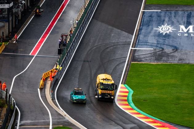 F1 - BELGIAN GRAND PRIX 2025 Safety car during the 2025 Formula 1 Belgian Grand Prix, 13th round of the 2025 FIA Formula One World Championship, WM, Weltmeisterschaft from July 25 to 27, 2025 on the Circuit de Spa-Francorchamps, in Stavelot, Belgium -  Copyright: xANTONINxVINCENTx
