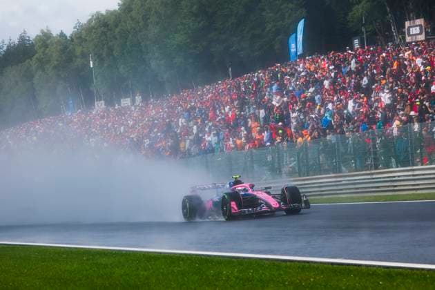 Formula 1 Moët & Chandon Belgian Grand Prix 2025 Laurent Lefebvre OVERTAKE MAXPPP - Stavelot 27 07 2025 43 COLAPINTO Franco (arg), Alpine F1 Team, action at the Formula 1 Moët & Chandon Belgian Grand Prix 2025, the 13th round of the 2025 FIA Formula 1 World Championship, WM, Weltmeisterschaft at the Circuit de Spa-Francorchamps in Stavelot, Belgium, from July 24 to 27, 2025 Stavelot Belgium  Copyright: xOVERTAKE MAXPPPxLaurentxLefebvrex OVT202507276766 OVT202507276766