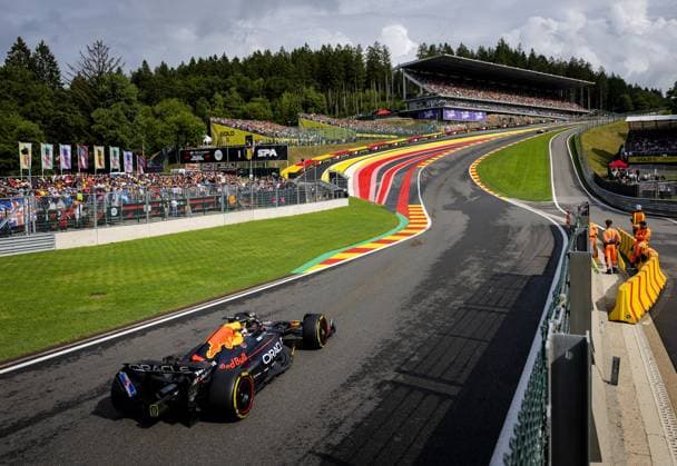 SPA - Max Verstappen (Red Bull Racing) in action on the Spa-Francorchamps circuit during the Belgian Grand Prix. ANP SEM VAN DER WAL xVIxANPxSportx xxANPxIVx 532327889 originalFilename: 532327889.jpg