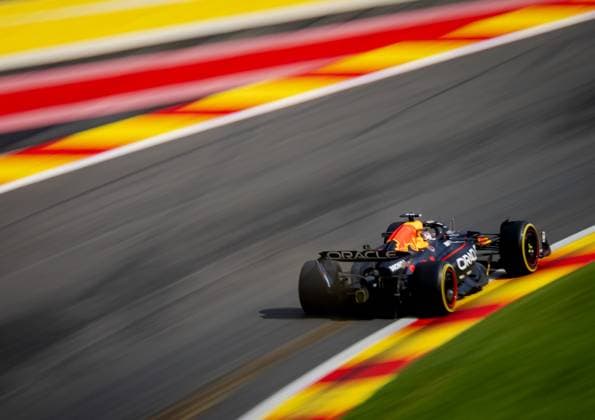 SPA - Max Verstappen (Red Bull Racing) in action at the Spa-Francorchamps circuit during the Belgian Grand Prix. ANP SEM VAN DER WAL xVIxANPxSportx xxANPxIVx 532327990 originalFilename: 532327990.jpg