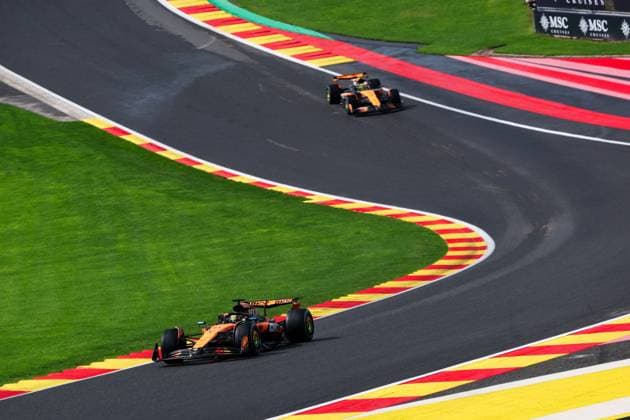 F1 - BELGIAN GRAND PRIX 2025 81 PIASTRI Oscar (aus), McLaren F1 Team MCL39, action during the 2025 Formula 1 Belgian Grand Prix, 13th round of the 2025 FIA Formula One World Championship, WM, Weltmeisterschaft from July 25 to 27, 2025 on the Circuit de Spa-Francorchamps, in Stavelot, Belgium -  Copyright: xANTONINxVINCENTx