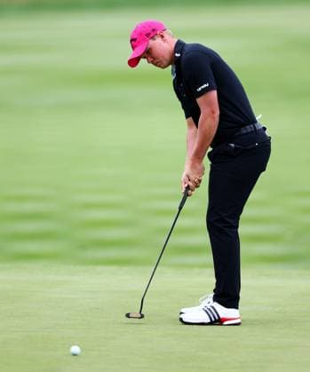 Caleb Surratt of USA. LIV Golf UK, Day Three, Golf, JCB Golf & Country Club, Uttoxeter, UK - 27 Jul 2025Uttoxeter JCB Golf & Country Club United Kingdom EDITORIAL USE ONLY No use with unauthorised audio, video, data, fixture lists, club league logos or live services. Online in-match use limited to 120 images, no video emulation. No use in betting, games or single club league player publications. Copyright: xJamesxMarsh Shutterstockx 15410873bf