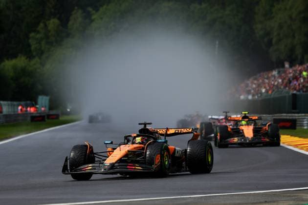 F1 - BELGIAN GRAND PRIX 2025 81 PIASTRI Oscar (aus), McLaren F1 Team MCL39, action during the 2025 Formula 1 Belgian Grand Prix, 13th round of the 2025 FIA Formula One World Championship, WM, Weltmeisterschaft from July 25 to 27, 2025 on the Circuit de Spa-Francorchamps, in Stavelot, Belgium -  Copyright: xFLORENTxGOODENx