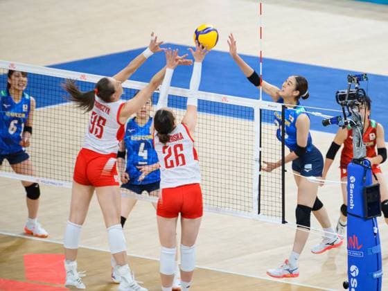 Yoshino SATO during POLAND vs JAPAN, Final 3-4 FIVB VNL Women s Volleyball Nations League 2025 at Atlas Arena d PL, 27 luglio 2025.  aflo_298800337