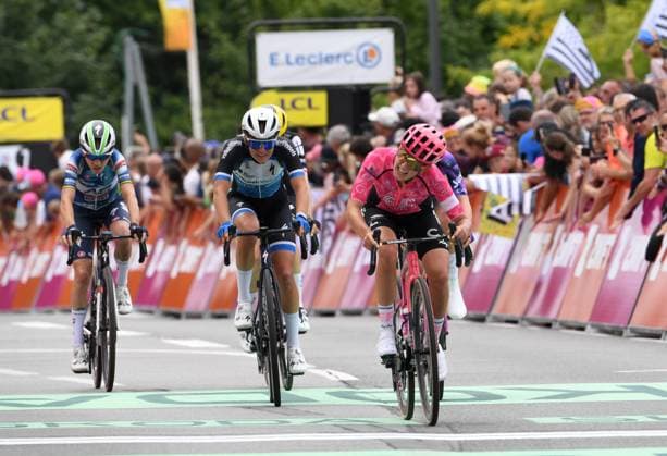 TOUR DE FRANCE DES FEMMES 2025 PHOTOPQR LE TELEGRAMME Nicolas Creach ; ; 27 07 2025 ; Cyclisme Saison 2025 27 juillet 2025 2 ème étape du tour de france femmes Brest - Quimper Cédrine Kerbaol en rose Photos Nicolas Créach - 4th edition of the Women’s Tour de France France  Copyright: xPHOTOPQR LExTELEGRAMME MAXPPPxNicolasxCreachx 20250727TGB7159 20250727TGB7159