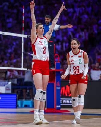 27.07.2025 LODZ ULICA BANDURSKIEGO ATLAS ARENA LIGA NARODOW KOBIET 2025 ( NATION™S LEAGUE VOLLEY 2025 WOMEN ) MECZ POLSKA - JAPONIA ( GAME POLAND - JAPAN ) NZ STYSIAK MAGDALENA RADOSC WYGRANA POLSKA FOTO LUKASZ GROCHALA CYFRASPORT NEWSPIX.PL --- Newspix.pl  20270727CSLG0113