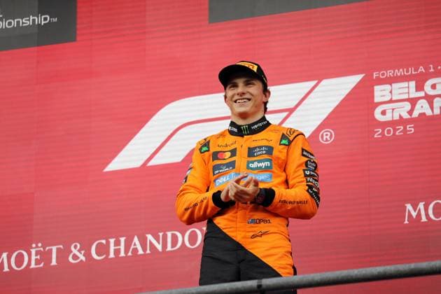 Stavelot, Belgium July 24 27, 2025 FIA Formula 1 World Championship Grand Prix Belgium Circuit de Spa Francorchamps 2025 Race Sunday Pictured Oscar Piastri AUS wins the Belgian Grand Prix Circuit de Spa Francorchamps Copyright: xFotostandx xHorstxBernhardtx