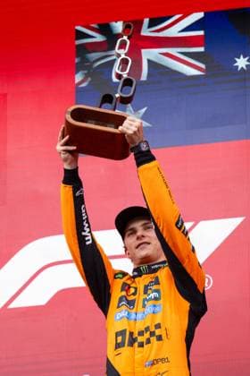 Oscar Piastri McLaren Formula 1 Team, Australia, 81 celebrates victory on the podium at the podium ceremony, BEL, Formula 1 World Championship, Moet Chandon Grand Prix of Belgium, Circuit de Spa Francorchamps, Race, 2025 season, 27 07 2025 BEL, Formula 1 World Championship, Moet Chandon Grand Prix of Belgium, Circuit de Spa Francorchamps, Race, 2025 season, 27 07 2025 Spa Francorchamps Copyright: xEibner-Pressefoto Memmlerx EP_MMR