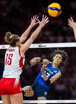 Women s Volleyball Nations League Finals 2025 Yukiko Wada during the Woman™s Volleyball Nations League 2025 third place match between Poland and Japan , at Atlas Arena in Lodz, Poland, on July 27, 2025. Lodz Poland  Copyright: xAndrzejxIwanczukx originalFilename:iwanczuk-womensvo250727_npFUb.jpg