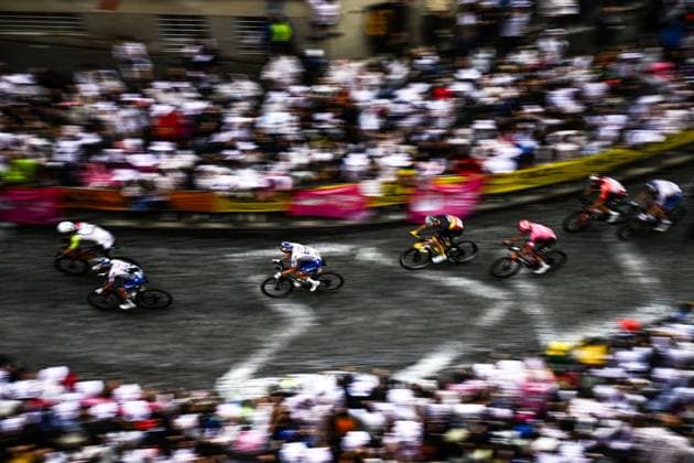 Belgian Tim Wellens of UAE Team Emirates pictured in action on the Montmartre climb during stage 21 of the 2025 Tour de France cycling race, from Mantes-la-Ville to Paris (120km), on Sunday 27 July 2025 in France. The 112th edition of the Tour de France starts on Saturday 5 July in Lille, France, and will finish in Paris, France on the 27th of July. JASPERxJACOBS  x130134222x