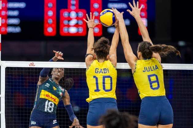 Women s Volleyball Nations League Finals 2025 Paola Ogechi Egonu during the Woman™s Volleyball Nations League 2025 gold medal match between Italy and Brazil , at Atlas Arena in Lodz, Poland, on July 27, 2025. Lodz Poland  Copyright: xAndrzejxIwanczukx originalFilename:iwanczuk-womensvo250727_npQBj.jpg
