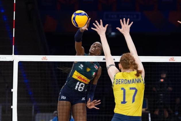 Volleyball, Women, Nations League, Italy - Brazil