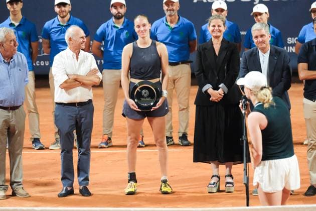 Finalist Award Ceremony, Francesca Jones (1st place) during the 36th Palermo Ladies Open at Country Time Club during 36Â° Palermo Ladies Open, International Tennis match in Palermo, Italy, July 27 2025  Copyright: xFedericoxSerra IPAxSportx xipa-agency.netx xx IPA_61131698 IPA_Agency_IPA61131698