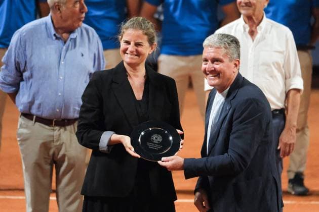 TENNIS - Internazionali di Tennis - 36° Palermo Ladies Open Finalist Award Ceremony, Francesca Jones (1st place) and Annouk Koevermans (2nd place) during the 36th Palermo Ladies Open at Country Time Club during 36Â° Palermo Ladies Open, International Tennis match in Palermo, Italy, July 27 2025 Palermo Italy  Copyright: xIPAxSport ABACAx