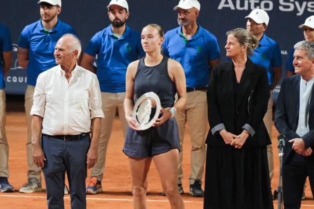 TENNIS - Internazionali di Tennis - 36° Palermo Ladies Open Finalist Award Ceremony, Annouk Koevermans (2nd place) during the 36th Palermo Ladies Open at Country Time Club during 36Â° Palermo Ladies Open, International Tennis match in Palermo, Italy, July 27 2025 Palermo Italy  Copyright: xIPAxSport ABACAx