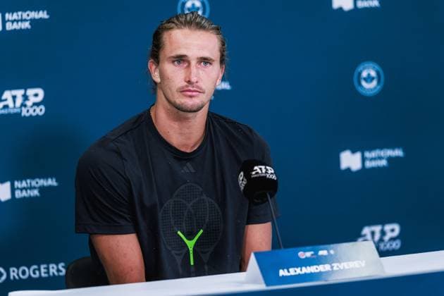 July 27, 2025, Toronto, Ontario, Canada: ALEXANDER ZVEREV of Germany is seen during a press conference, PK, Pressekonferenz at the 2025 National Bank Open at Sobeys Stadium in Toronto, Ontario. Toronto Canada - ZUMAt160 20250727_zip_t160_002 Copyright: xMathewxTsangx