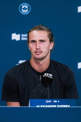 July 27, 2025, Toronto, Ontario, Canada: ALEXANDER ZVEREV of Germany is seen during a press conference, PK, Pressekonferenz at the 2025 National Bank Open at Sobeys Stadium in Toronto, Ontario. Toronto Canada - ZUMAt160 20250727_zip_t160_006 Copyright: xMathewxTsangx