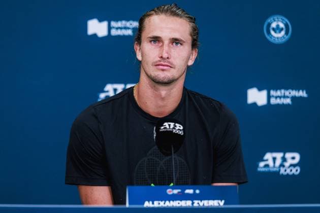 July 27, 2025, Toronto, Ontario, Canada: ALEXANDER ZVEREV of Germany is seen during a press conference, PK, Pressekonferenz at the 2025 National Bank Open at Sobeys Stadium in Toronto, Ontario. Toronto Canada - ZUMAt160 20250727_zip_t160_009 Copyright: xMathewxTsangx