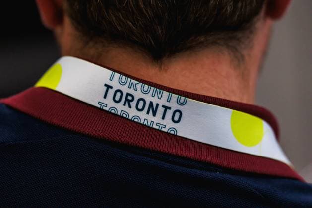July 27, 2025, Toronto, Ontario, Canada: A lanyard marked Ã¢â‚¬oeTORONTOÃ¢â‚¬Â is seen at a press conference, PK, Pressekonferenz at the 2025 National Bank Open at Sobeys Stadium in Toronto, Ontario. Toronto Canada - ZUMAt160 20250727_zip_t160_012 Copyright: xMathewxTsangx