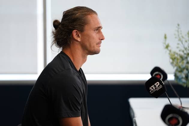 ATP, Tennis Herren Masters 1000 National Bank Open Toronto - Alexander Zverev press conference, PK, Pressekonferenz Alexander Zverev speaks during a press conference on day 2 of the ATP Masters 1000 National Bank Open at Sobeys Stadium. on July 27, 2025 in Toronto, Canada. (Photo by Leonardo Ramirez Eyepix Group) Copyright: xLeonardoxRamirez xEyepixxGroupx LR-27072025-01630