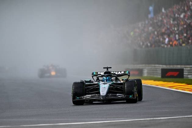 Formula 1 GP Spa Belgium Sunday, 27 07 2025 George Russell 63, Mercedes AMG Petronas F1 Team Formula 1 GP Spa Belgium Sunday, 27 07 2025 Copyright: xBEAUTIFULxSPORTS Erlhofx