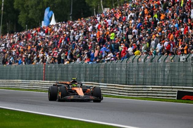 Formula 1 GP Spa Belgium Sunday, 27 07 2025 Lando Norris 4, McLaren Formula 1 Team Formula 1 GP Spa Belgium Sunday, 27 07 2025 Copyright: xBEAUTIFULxSPORTS Erlhofx
