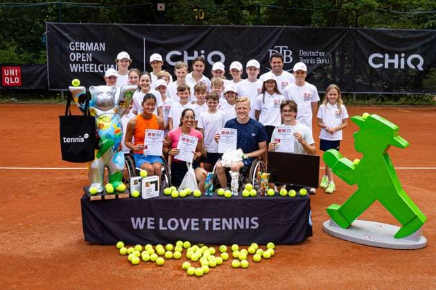 Award ceremonies Maylee PHELPS USA , Maayan ZIKRI ISR , Anderson PARKER AUS and Robin GROENEWOUD NED , 35 German Open Beate Loddenkemper Trophy 2025 Final Day, Berlin, SV Zehlendorfer Wespen, 27 07 2025, Copyright: xClaudioxGärtnerx