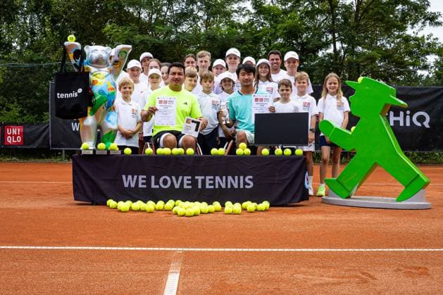 Award Ceremonies Mens Singles Alexander CATALDO CHI 2nd place and Zhenxu JI CHN Winner , 35 German Open Beate Loddenkemper Trophy 2025 Final Day, Berlin, SV Zehlendorfer Wespen, 27 07 2025, Copyright: xClaudioxGärtnerx