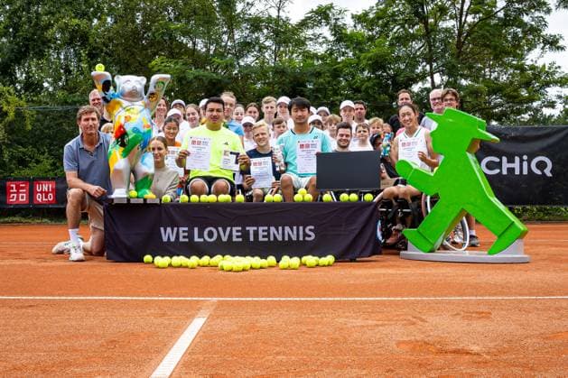 Award ceremony photo of all finalists, 35 German Open Beate Loddenkemper Trophy 2025 final day, Berlin, SV Zehlendorfer Wespen, 27 07 2025, Copyright: xClaudioxGärtnerx