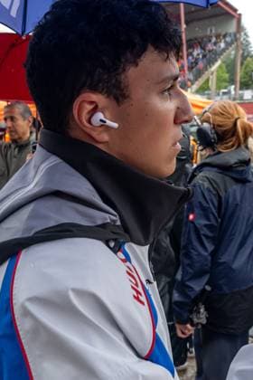 STAVELOT, BELGIUM: Isack Hadjar, racing for the Racing Bulls team during the 2025 Formula 1 Belgian Grand Prix at the Circuit de Spa-Francorchamps in Stavelot, Belgium